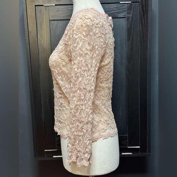 Forever 21 Vintage Light Pink lace top - Picture 4 of 6
